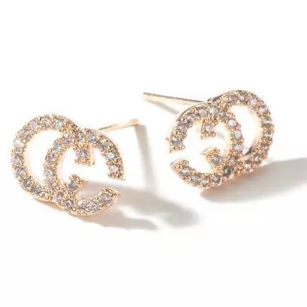 Cc Zircon Crystal Earrings - Picture 5 of 12